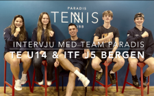 intervjuet med Paradis TK hovedcoach og spillere om TE 14 og ITF G5