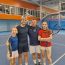 Markus med Dima, Natasha og Polina
