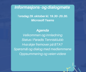 Informasjons- og dialogmøte